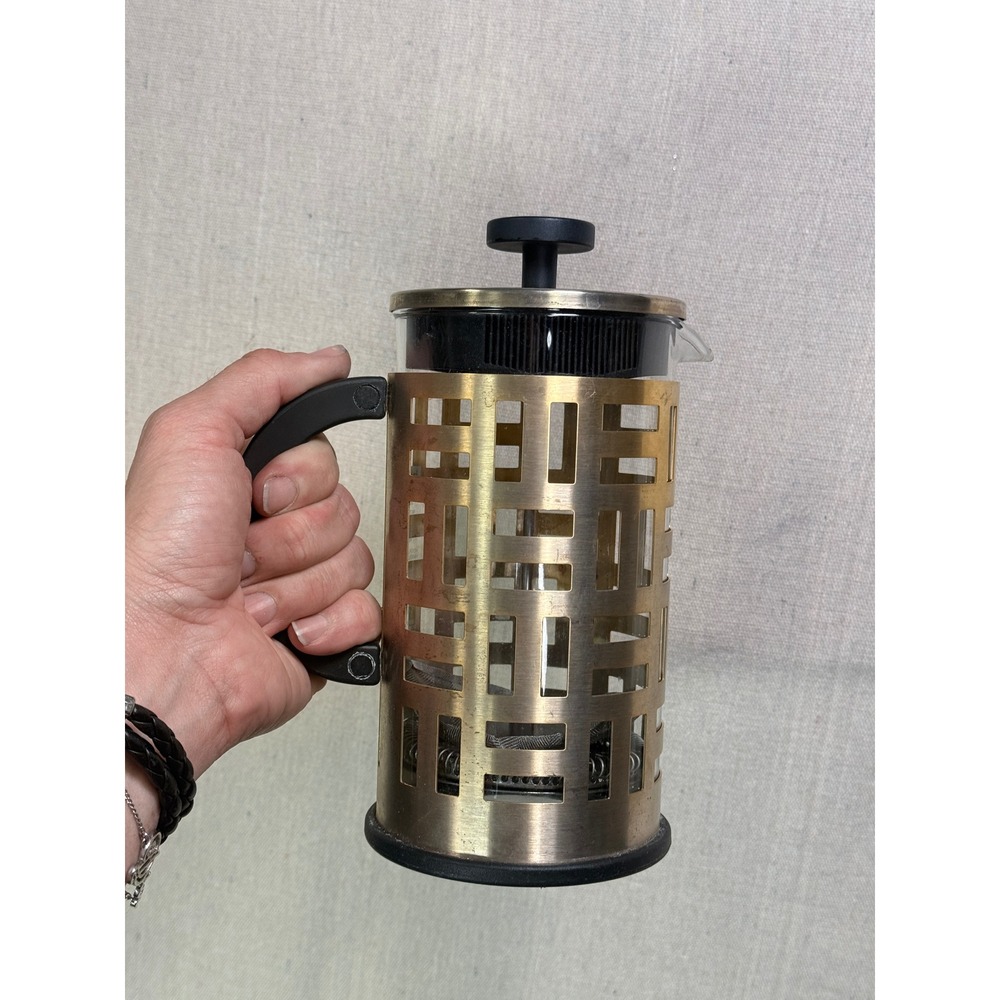 Bodum Eileen French Press 8 Cup 1L Vintage Brass Gold Eileen Gray MCM Portugal